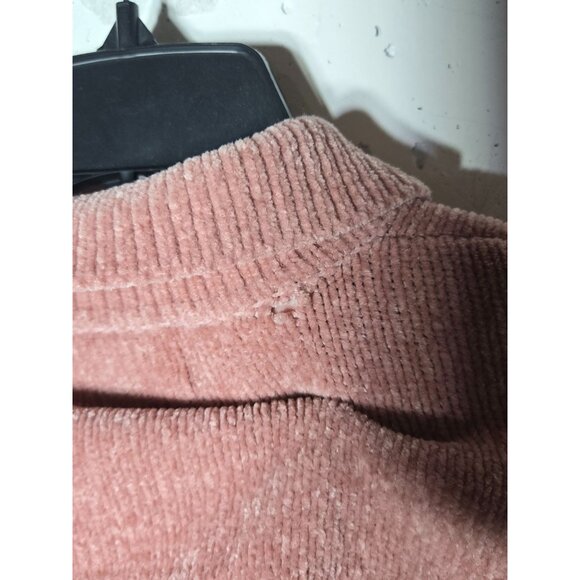 Alfred Dunner Pink Velvet Floral Embroidered Sweater Plus Size 2X Grannycore - Picture 3 of 10
